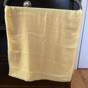 Yellow cotton scarf